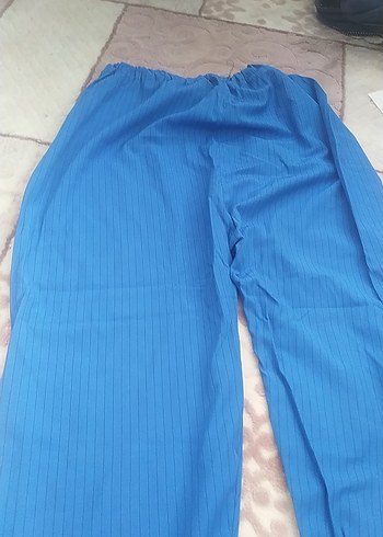 Mavi Pilili Kadın Uzun Kumaş Pantolon