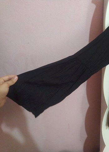 40 Beden siyah Renk Drapeli Siyah Hamile Bluzu