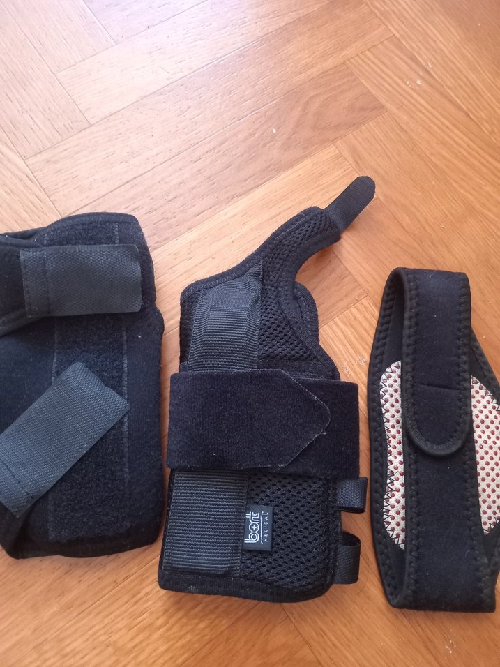 Siyah Süet Motosiklet Dizlikleri Velcro Bantlı - Görsel 3