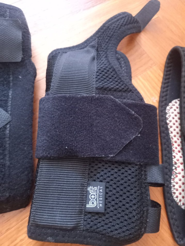 Siyah Süet Motosiklet Dizlikleri Velcro Bantlı - Görsel 4