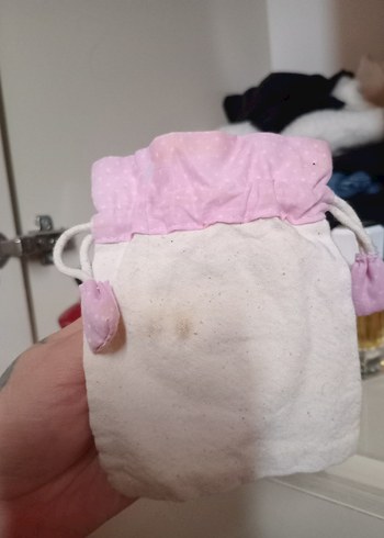 Vintage tavşanlı kese - Görsel 3