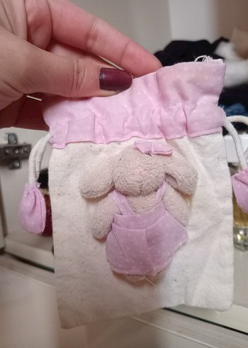 Vintage tavşanlı kese - Görsel 2