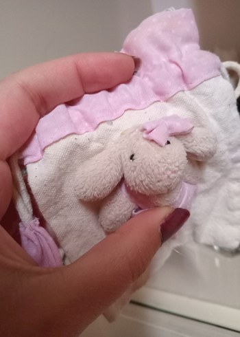 Vintage tavşanlı kese - Görsel 5