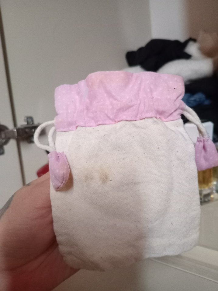 Vintage tavşanlı kese - Görsel 3