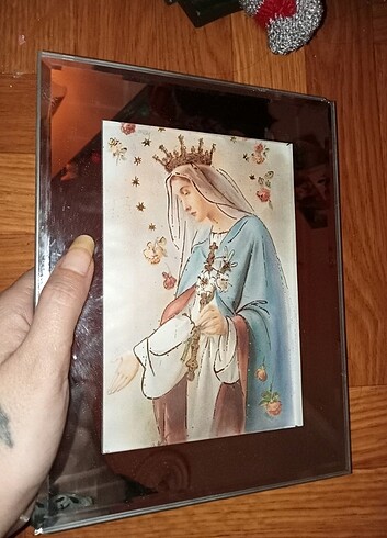  Beden Işıklı Meryem ana tablo
