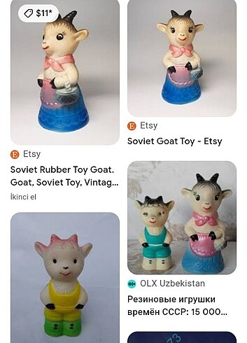 Vintage rus oyuncak