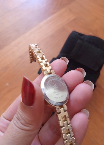 Beden altın Renk Polo Parlak Gold Kadın Kol Saati