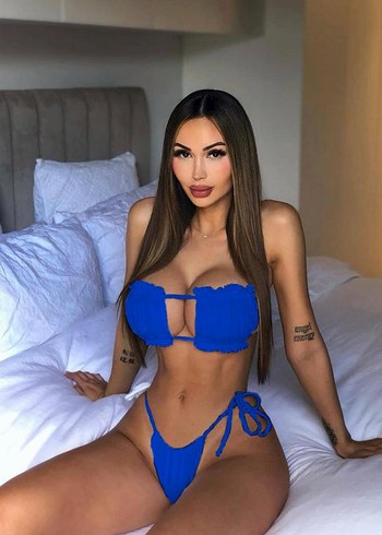 Diğer Straplez Mini Mavi Bikini