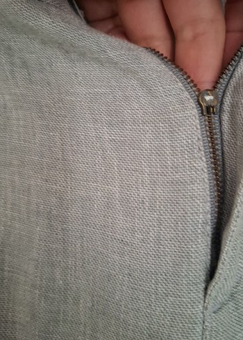 Gri Regular Fit Keten Erkek Pantolon 30 - Görsel 4