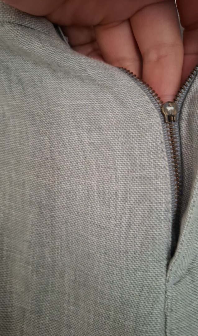 Gri Regular Fit Keten Erkek Pantolon 30 - Görsel 4