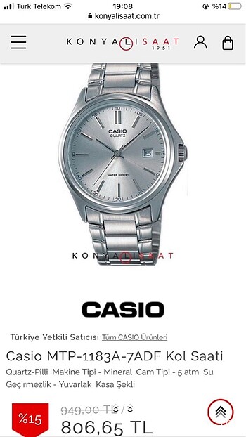 Casio Casio saat