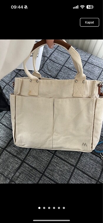 Manu Atelier Manuka kanvas çanta