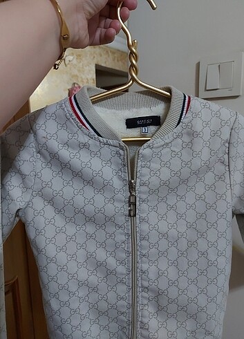 18-24 Ay Beden GUCCİ 3 yaş kürklü mont
