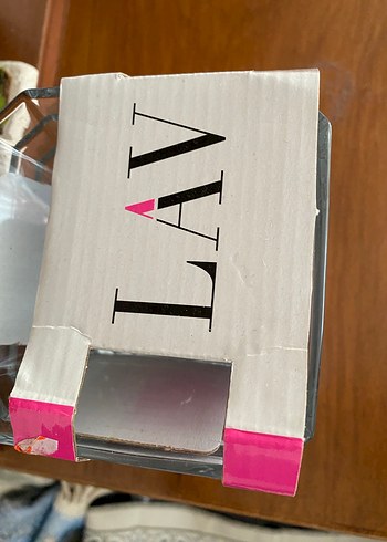 Lav Lav Karen 6'lı Pembe Cam Bardak Seti