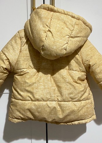 Sarı Kürklü Erkek Çocuk Mont - Görsel 4