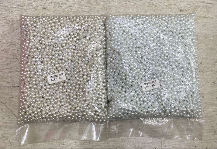  Beden çeşitli Renk 6 mm Renkli İnci
