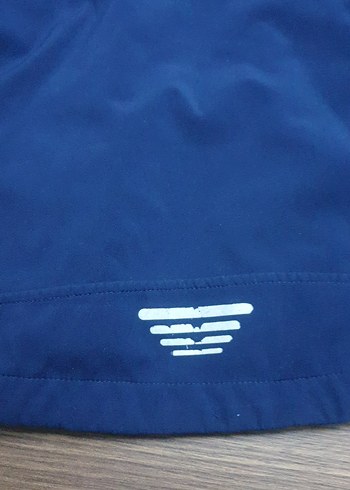 Koyu Mavi Kapüşonlu Erkek Çocuk Fermuarlı Ceket mevsimlik - Görsel 5