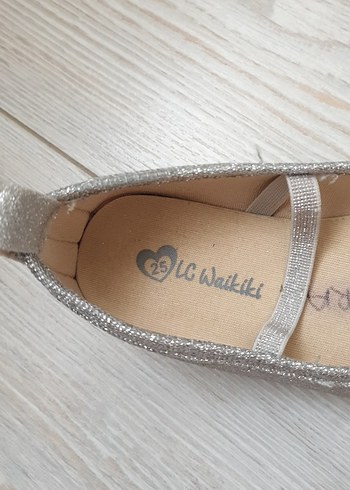 LC Waikiki Lc Waikiki Kız Çocuk Gri Fiyonklu Babet