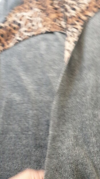 Çift taraflı giyilen polar hirka - Görsel 2