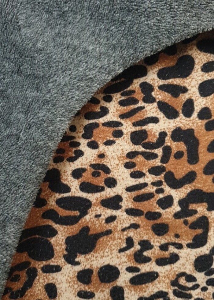 Çift taraflı giyilen polar hirka - Görsel 5