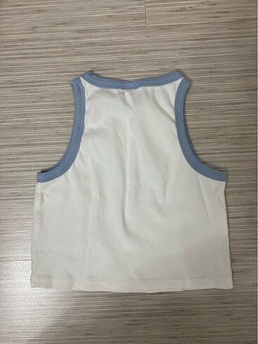 s Beden beyaz Renk Zara crop top
