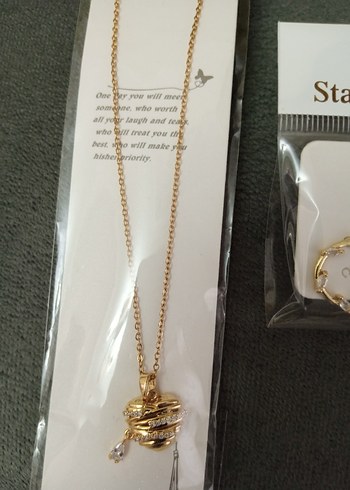 Çelik Kolye ve Küpe - Görsel 3