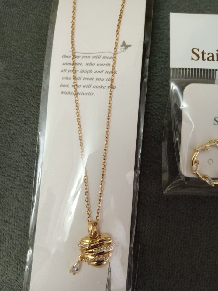 Çelik Kolye ve Küpe - Görsel 3