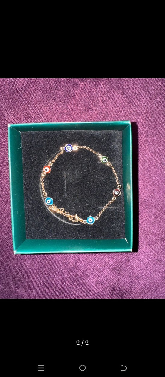 Xuping Nazar Boncuklu Bohem Bileklik - Görsel 2