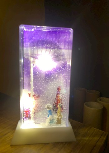 Işıklı Beyaz Kış Figürü - Görsel 2