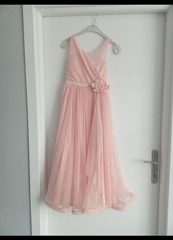 Pembe çocuk abiye