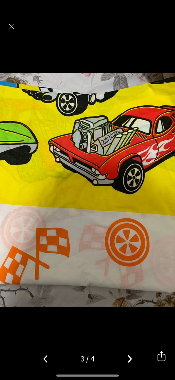 Renkli Hot Wheels Oyuncak Araba Temalı yorgan klifi pike - Görsel 3