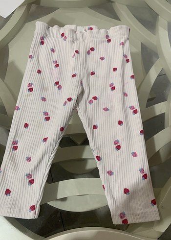 Kız Çocuk Beyaz Pileli Tayt - Görsel 2