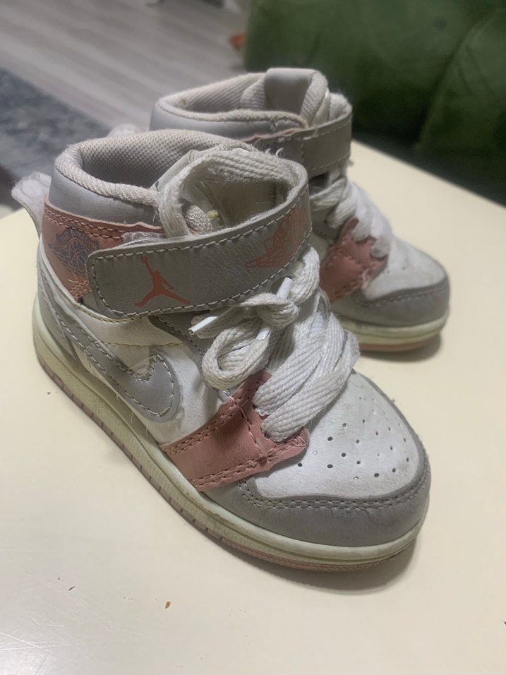 Kız Çocuk Pembe Cırtlı Spor Ayakkabı - Görsel 4