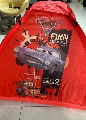 Kırmızı Cars 2 Temalı cocuk oyun cadiri - Görsel 2