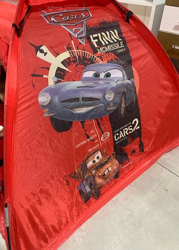 Kırmızı Cars 2 Temalı cocuk oyun cadiri - Görsel 4