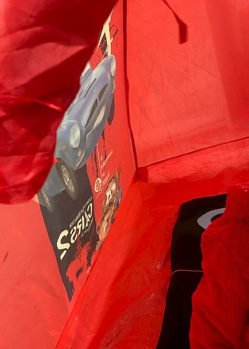 Kırmızı Cars 2 Temalı cocuk oyun cadiri - Görsel 6