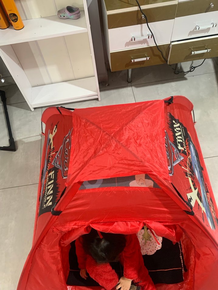 Kırmızı Cars 2 Temalı cocuk oyun cadiri - Görsel 5