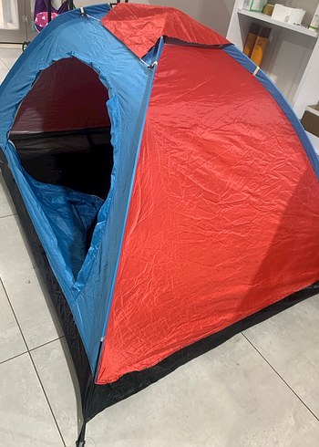 Kırmızı ve Mavi Kamp Çadırı - Görsel 2