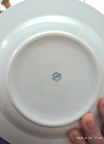 Kütahya Porselen Porselen yemek tabağı