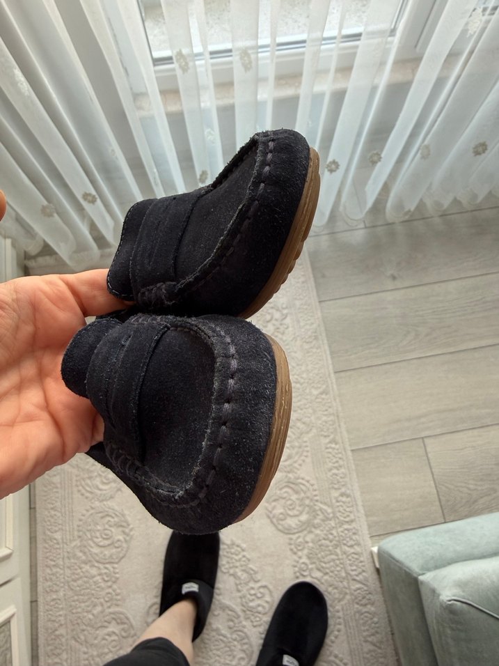 Lacivert Süet  Erkek Çocuk Loafer - Görsel 4