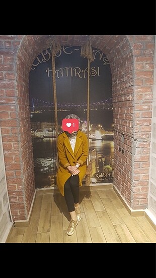 Hardal sarısı kaban