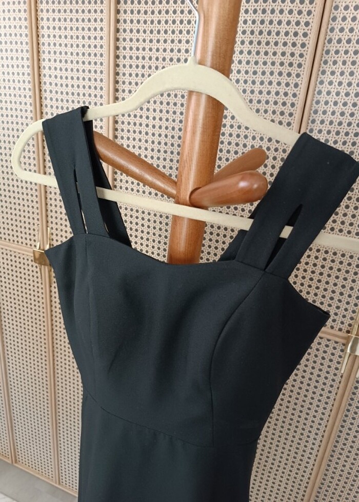 siyah mezuniyet elbisesi  - Görsel 3