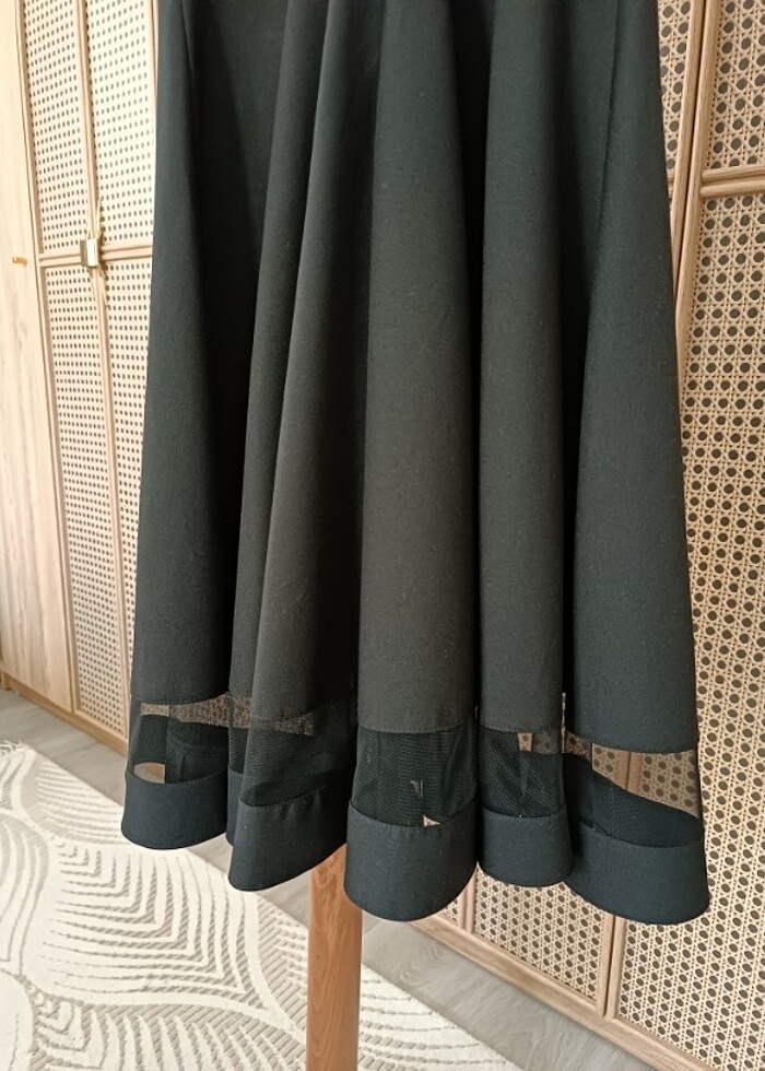 siyah mezuniyet elbisesi  - Görsel 5