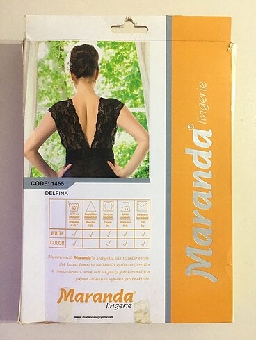 m Beden Siyah Güpürlü Transparan Gecelik