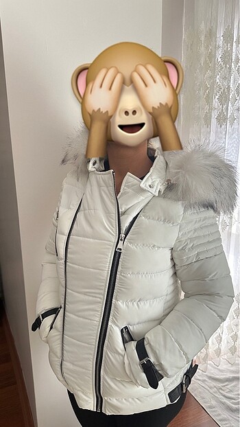 l Beden beyaz Renk Beyaz mont