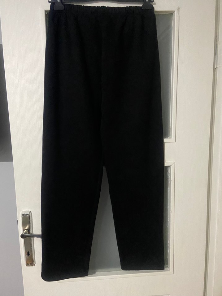 Siyah Rahat Kesim Eşofman Altı - Görsel 2