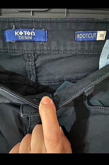 26 Beden Koton İspanyol Paça Kot Pantolon