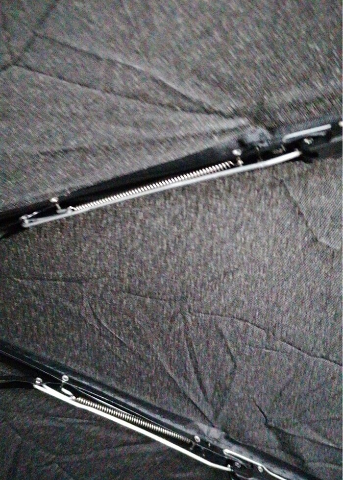 Lacivert Puantiyeli Tam Otomatik Şemsiye - Görsel 4