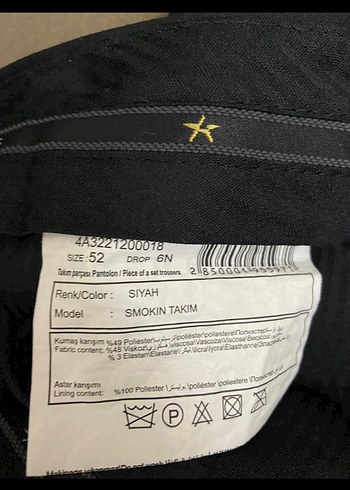 Düğün için Siyah Düğmeli Klasik Damat Takımı - Görsel 3