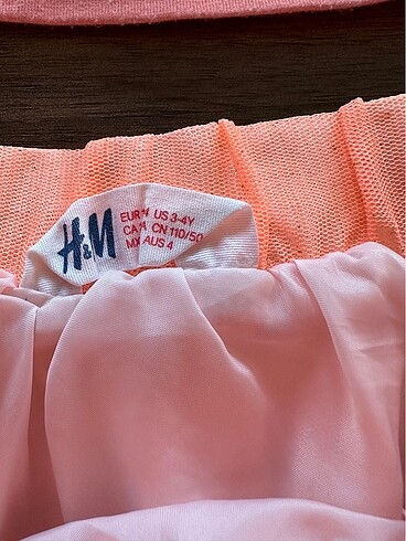 4 Yaş Beden turuncu Renk H&M ETEK TİŞÖRT